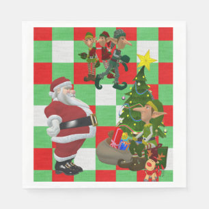 Servilleta De Papel Servilletas de papel de Navidad, Feliz Navidad