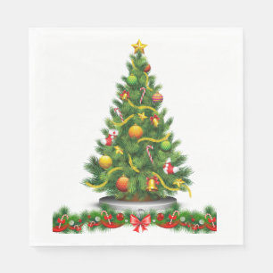 Servilleta De Papel Servilletas de papel de Navidad, Feliz Navidad