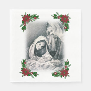 Servilleta De Papel Servilletas de papel de Navidad, Jesucristo