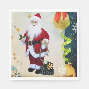 Servilleta De Papel Servilletas de papel de Navidad, Santa