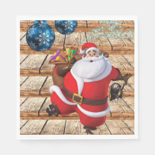 Servilleta De Papel Servilletas de papel de Navidad, Santa