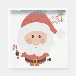 Servilleta De Papel Servilletas de papel de Navidad, Santa
