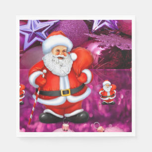 Servilleta De Papel Servilletas de papel de Navidad, Santa