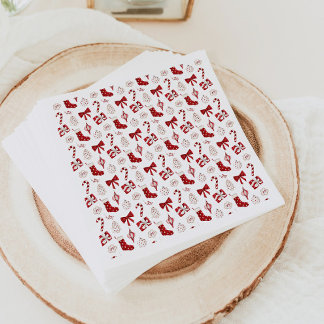 Servilleta De Papel Servilletas de papel de Navidad Servilletas de fie