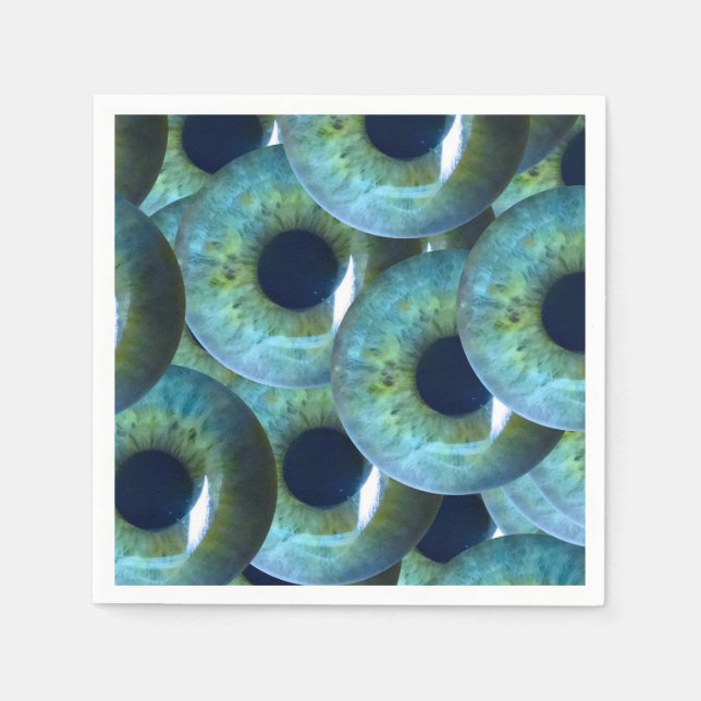 Servilleta De Papel servilletas de papel de ojos espeluznantes (Anverso)