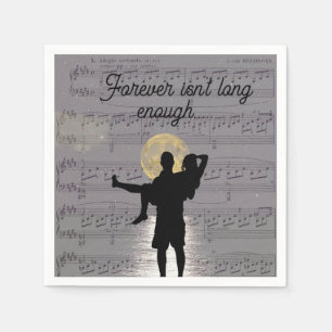 Servilleta De Papel Servilletas de papel de partitura