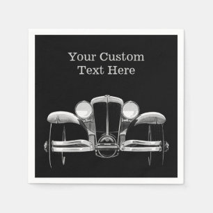 Servilleta De Papel Servilletas de papel del coche del vintage