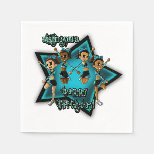 Servilleta De Papel Servilletas de papel del cumpleaños de las