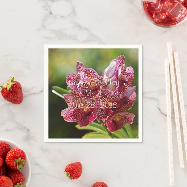 Servilleta De Papel Servilletas de papel del cumpleaños del racimo de (In situ)