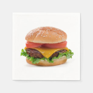 Servilleta De Papel Servilletas de papel del diseño de la "hamburgues