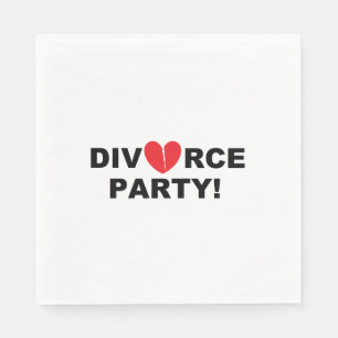 Servilleta De Papel "Servilletas de papel del fiesta del divorcio"