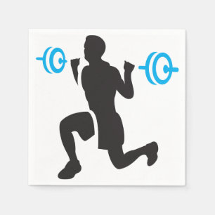 Servilleta De Papel Servilletas de papel del Weightlifter