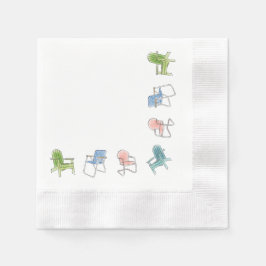 Servilleta De Papel Servilletas de papel divertidas de verano