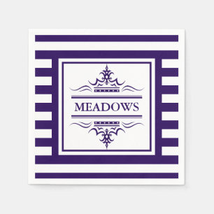 Servilleta De Papel Servilletas de papel elegantes náuticas de azules