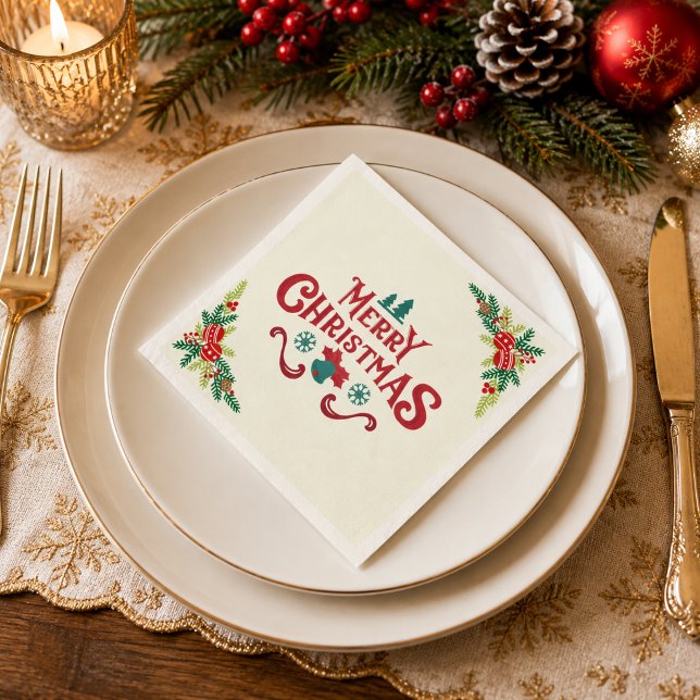 Servilleta De Papel Servilletas de papel elegantes para Navidad (Subido por el creador)