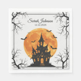Servilleta De Papel servilletas de papel espeluznantes de Halloween, a