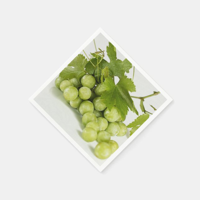 Servilleta De Papel Servilletas de papel estándar de uvas verdes (Borde)