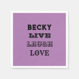 Servilleta De Papel servilletas de papel fiesta LÁVIMA NOMBRE DE AMOR 