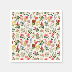 Servilleta De Papel Servilletas de papel floral Crimson Botanical Gard