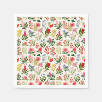 Servilleta De Papel Servilletas de papel floral Crimson Botanical Gard