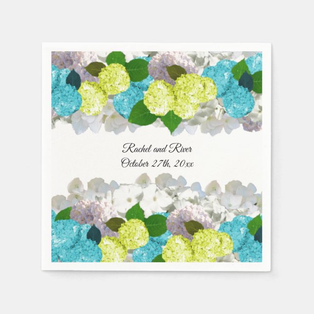 Servilleta De Papel Servilletas de papel floral mixto Bold Spring (Anverso)