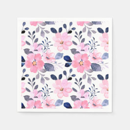 Servilleta De Papel Servilletas de papel floral para cóctel