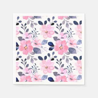 Servilleta De Papel Servilletas de papel floral para cóctel