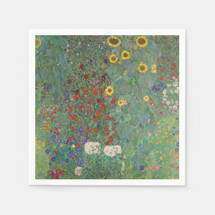 SERVILLETA DE PAPEL SERVILLETAS DE PAPEL: GUSTAV KLIMT : FARM GARDEN