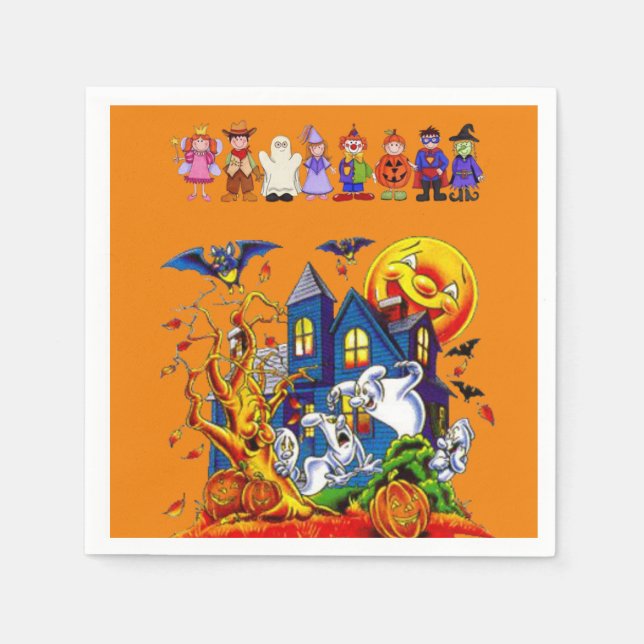 Servilleta De Papel Servilletas de Papel Halloween (Anverso)