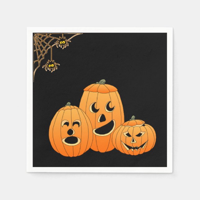 Servilleta De Papel Servilletas de Papel Halloween (Anverso)