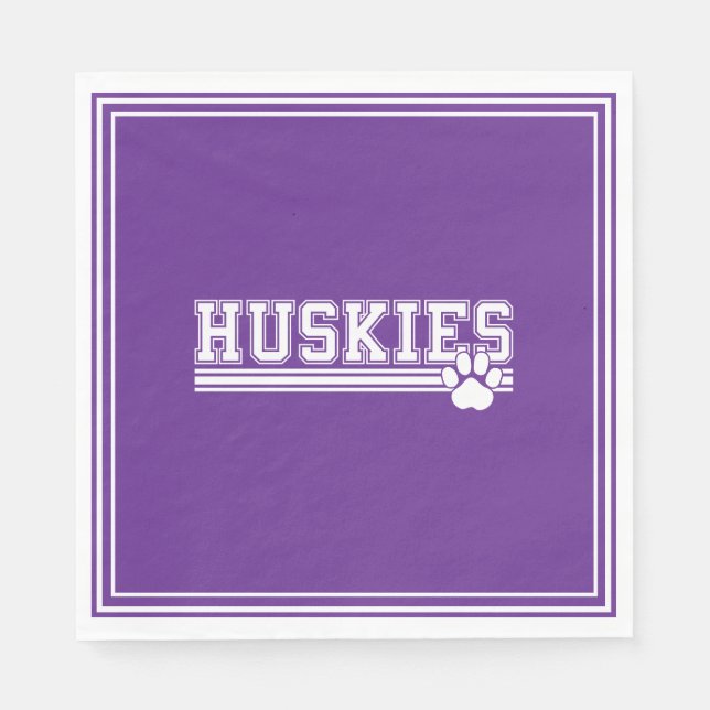 Servilleta De Papel Servilletas de papel Huskies (Anverso)