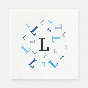 Servilleta De Papel servilletas de papel (lg) - Letras azules despedaz
