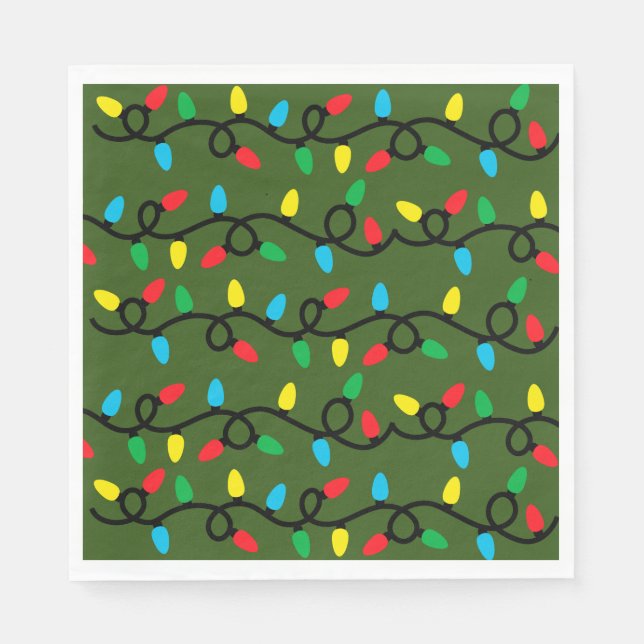 Servilleta De Papel Servilletas de papel Light Up The Holidays (Anverso)