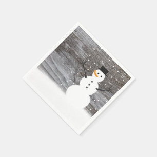 Servilleta De Papel servilletas de papel lindos Navidades rusos de sno