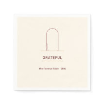 Servilletas de papel modernas para Friendsgiving a