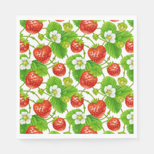 Servilleta De Papel Servilletas de papel para almuerzo - Fresas