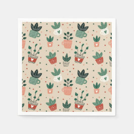 Servilleta De Papel Servilletas de papel para amantes de las plantas