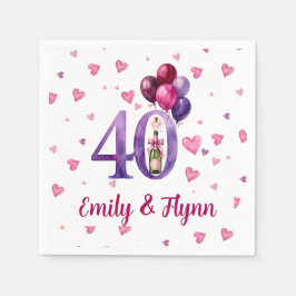 Servilleta De Papel Servilletas de papel para aniversario de bodas de