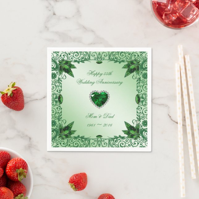 Servilleta De Papel Servilletas de papel para aniversario de bodas ele (In situ)