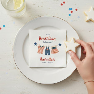 Servilleta De Papel Servilletas de papel para baby shower americanas r