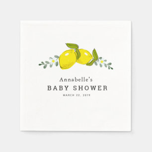 Servilleta De Papel Servilletas de papel para baby shower con flores c