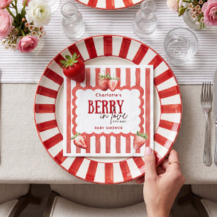 Servilleta De Papel Servilletas de papel para baby shower Cute Berry I