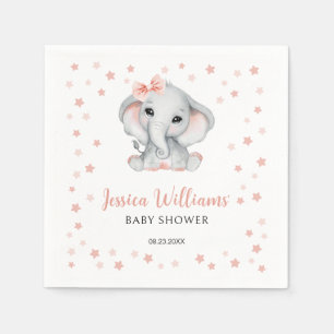 Servilleta De Papel Servilletas de papel para baby shower de elefante 