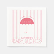 Servilletas de papel para Baby Shower de niña | Co