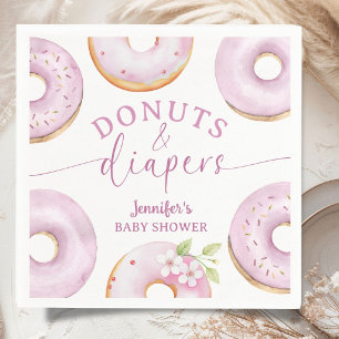 Servilleta De Papel Servilletas de papel para Baby Shower de niña rosa