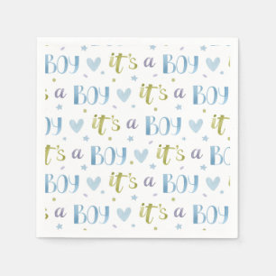 Servilleta De Papel Servilletas de papel para baby shower de niño, beb