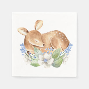 Servilleta De Papel Servilletas de papel para baby shower de niño con 