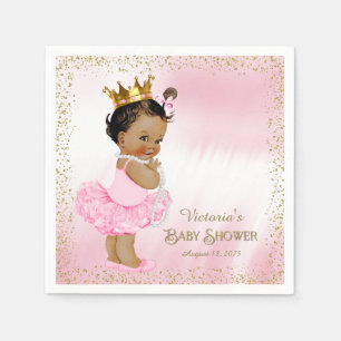 Servilleta De Papel Servilletas de papel para baby shower de Princesa 