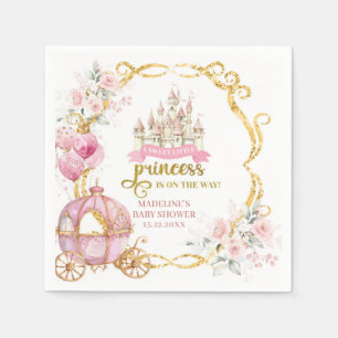 Servilleta De Papel Servilletas de papel para baby shower de princesa