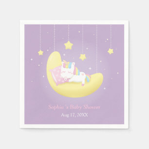 Servilleta De Papel Servilletas de papel para Baby Shower de Unicornio